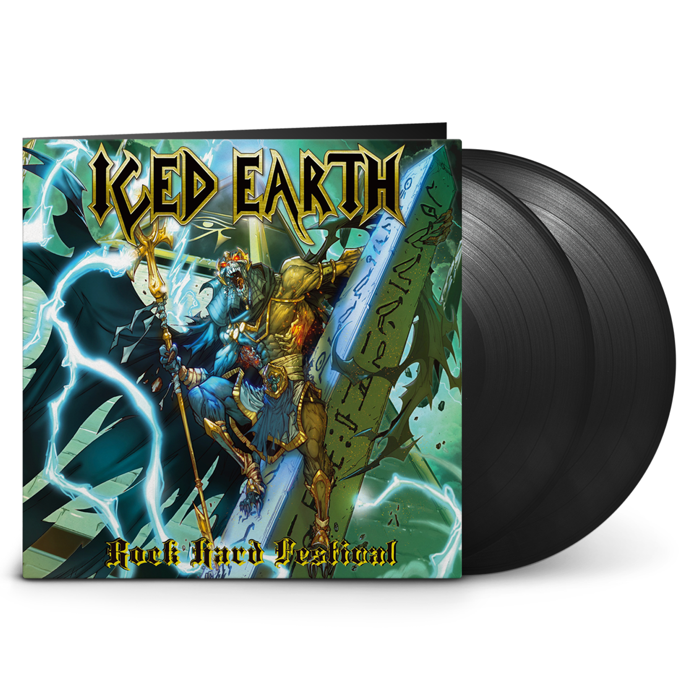 Iced Earth - Rock Hard Festival - Double Gatefold Transparent Black Vinyl  Limited to 500 copies 