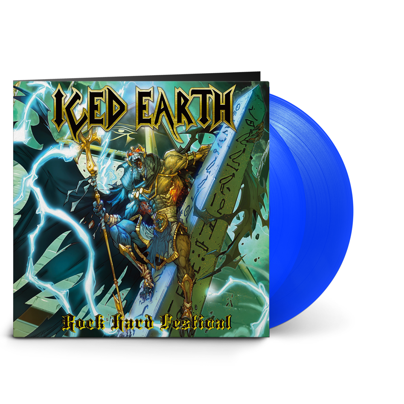 Iced Earth - Rock Hard Festival - Double Gatefold Transparent Blue Vinyl  Limited to 500 copies 