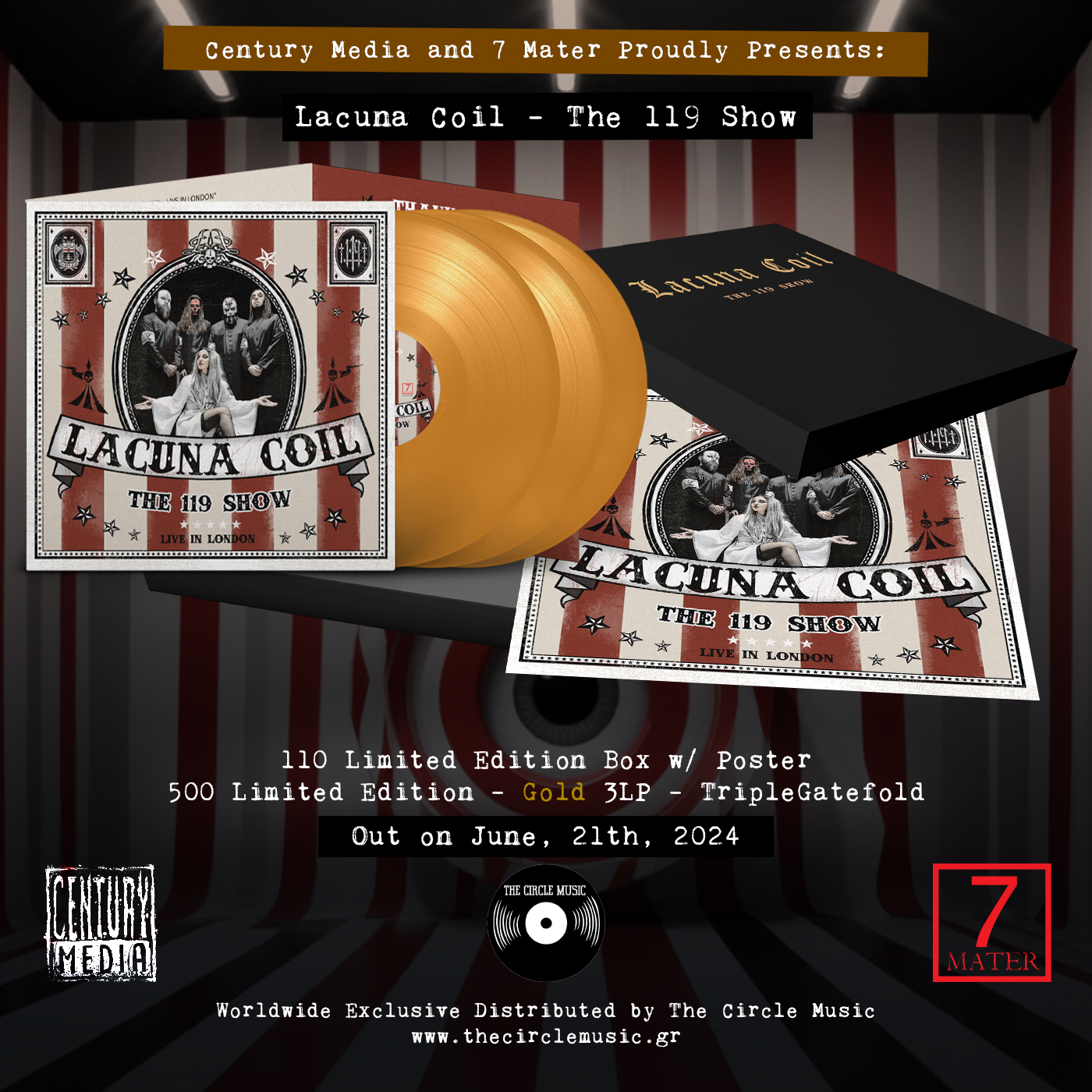 LACUNA   COIL - The 119 Show  Deluxe Box-Set Edition 